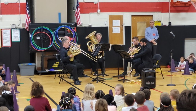 Ithaca College Faculty Brass Quintet at West Street School